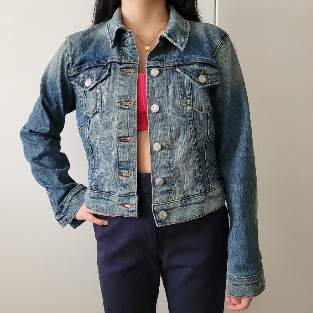 Levi's Original Trucker Stretch Denim Jacket Medium Wash